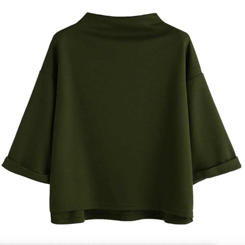 NEW Lightweight Olive Green Sweater